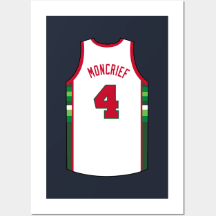 Sidney Moncrief Milwaukee Jersey Qiangy Posters and Art